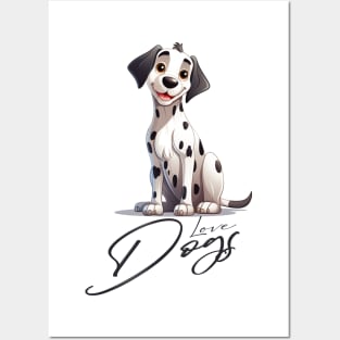 Dalmatian Dog Posters and Art